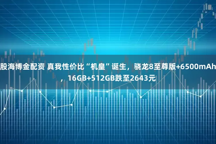 股海博金配资 真我性价比“机皇”诞生，骁龙8至尊版+6500mAh，16GB+512GB跌至2643元
