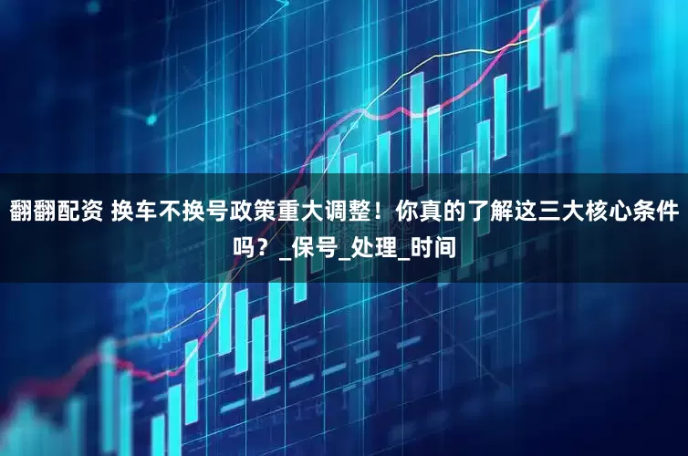 翻翻配资 换车不换号政策重大调整！你真的了解这三大核心条件吗？_保号_处理_时间